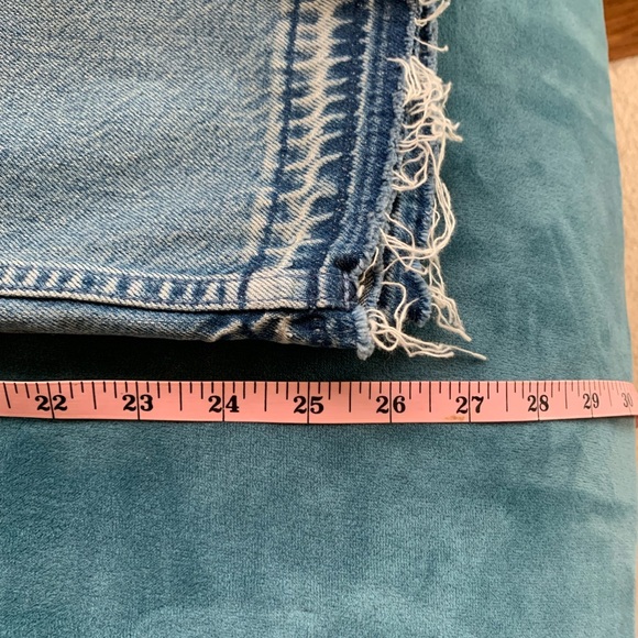 Abercrombie & Fitch Light Blue Floral Embroidered Jeans - Picture 8 of 8